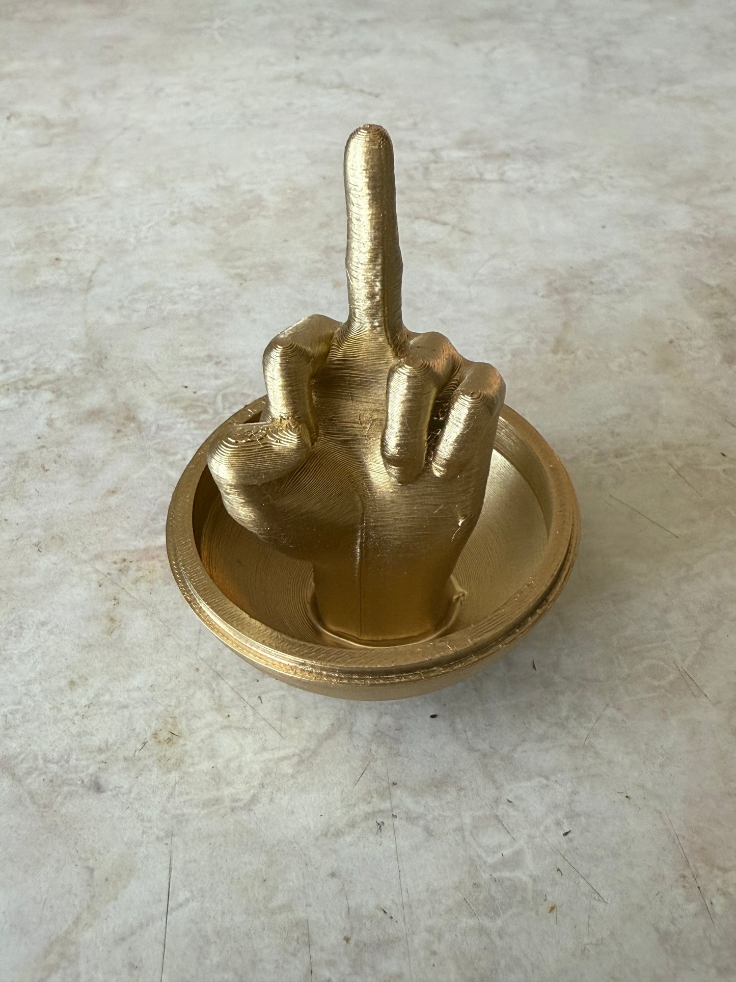 Golden Middle Finger Easter Egg Gag Gift