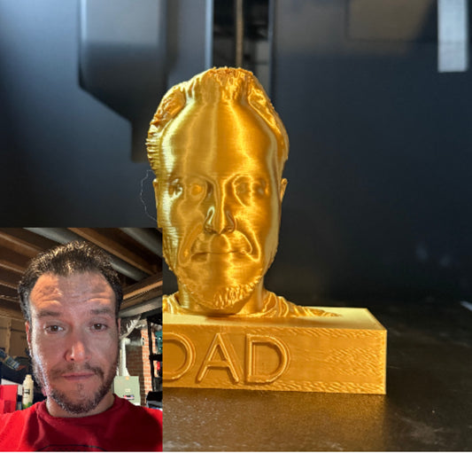 CUSTOM “DAD” HEAD TROPHY