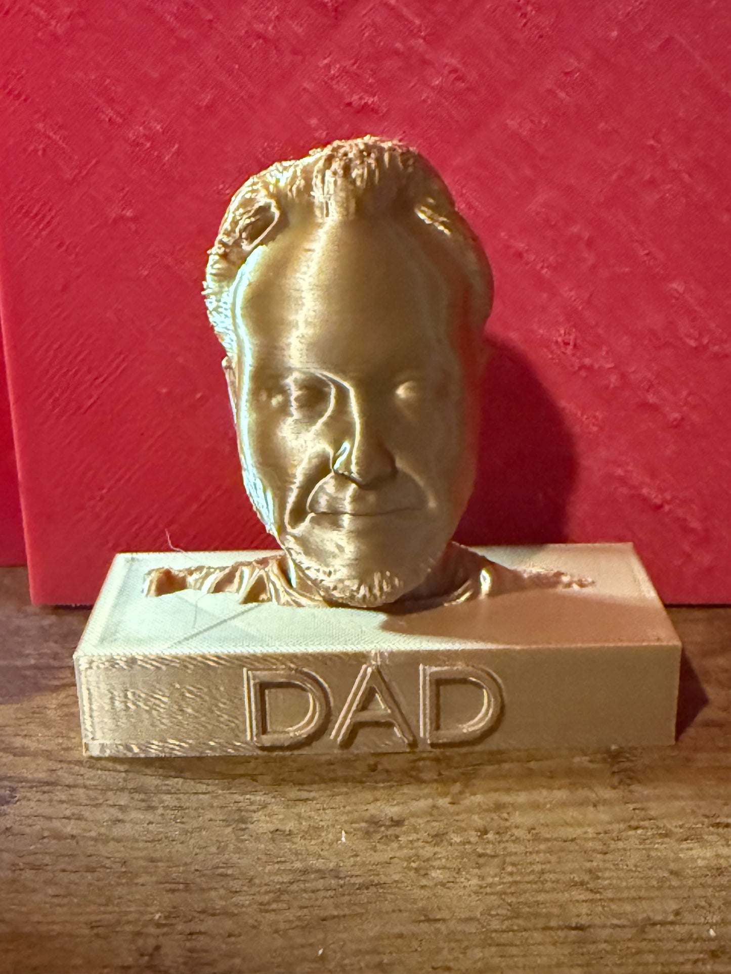 CUSTOM “DAD” HEAD TROPHY