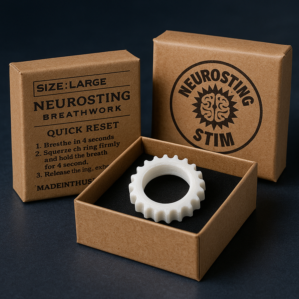 Neurosting Stim – Biohacker’s Quick Reset Ring
